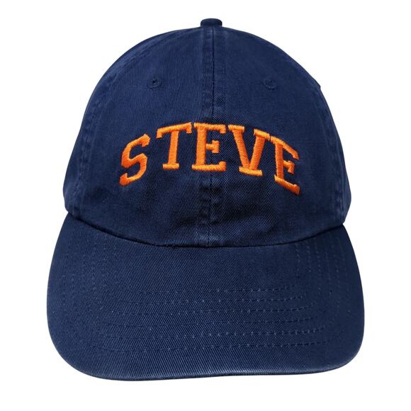 Steve Slideback Hat Blue One Size Adjustable Embroidered Lids 6 Panel - Picture 1 of 10